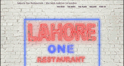 Desktop Screenshot of lahoreone.co.uk